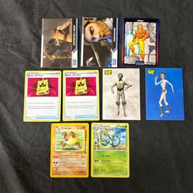 9 Pokemon, Star Wars Cards