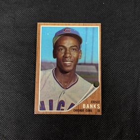 Ernie Banks 1962 Topps Baseball Card