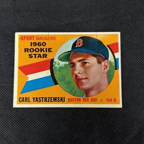 Carl Yastrzemski 1960 Topps Rookie Card