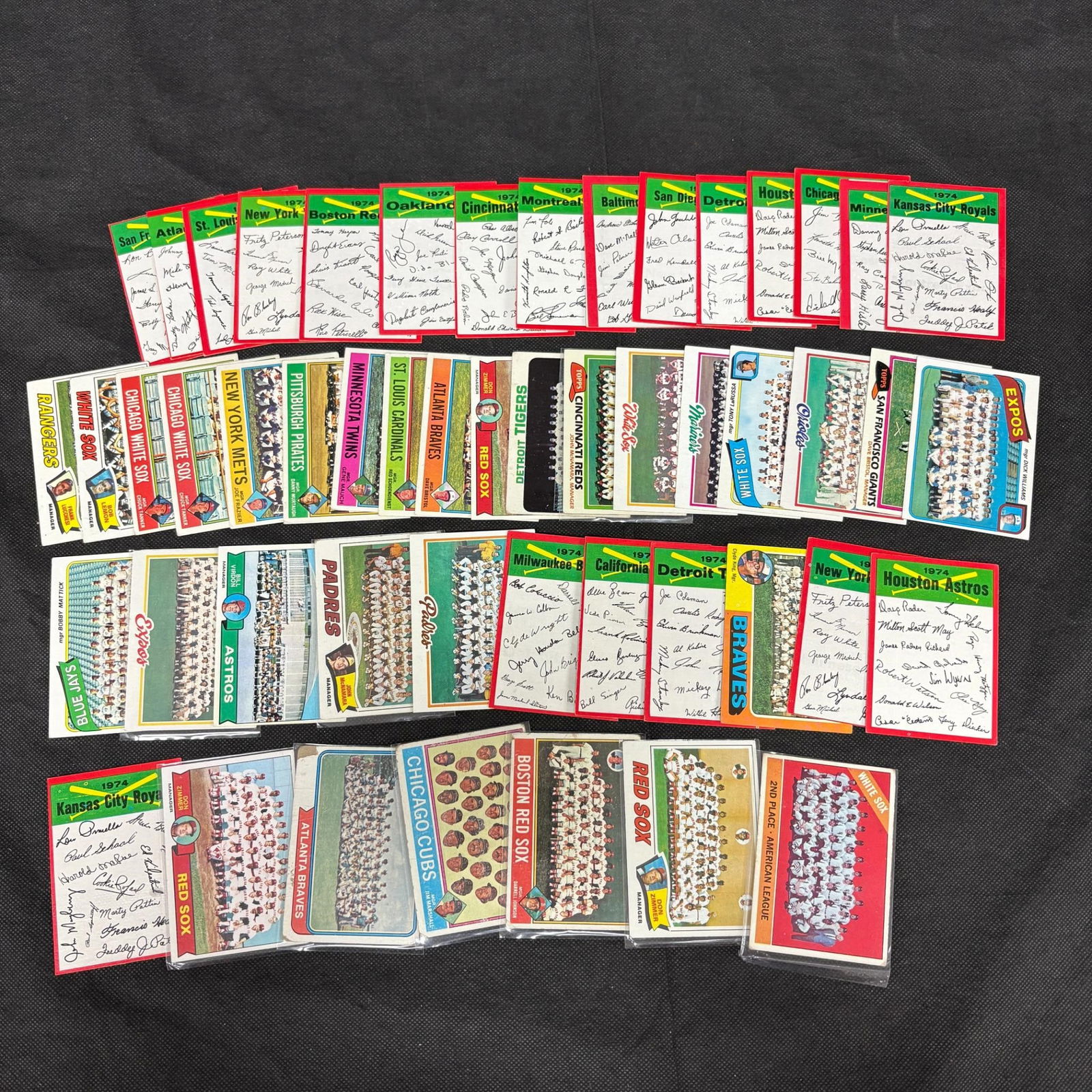 1970s Topps Team Checklist Baseball Cards (1 of 2)