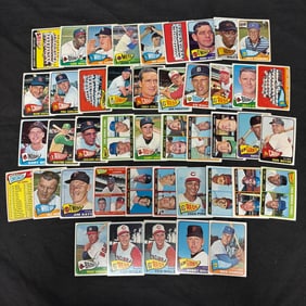 1965 Topps Baseball Cards, Jim Kaat, Ken Boyer +