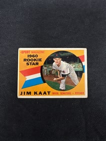 1960 Topps Jim Kaat Rookie Star