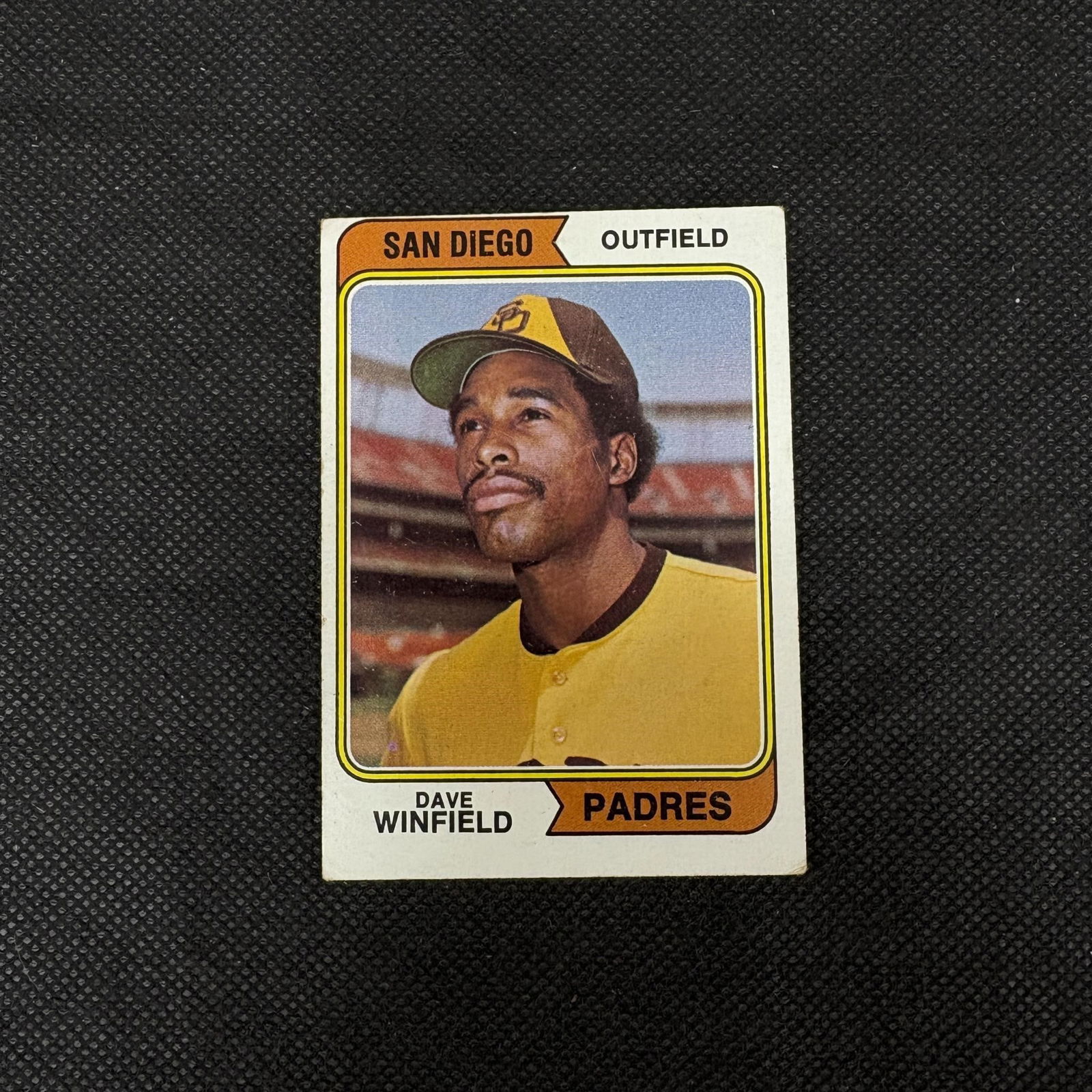 1974 Topps Dave Winfield Rookie Baseball Card (1 of 2)