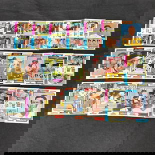 1974 Topps Baseball Card lot, Fisk, Brock +: We offer in person or virtual previews of auction lots up until the day before the auction. All items are sold as is. Please look at pictures carefully to determine what you believe are the condition