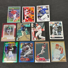Modern Baseball Card lot, Merrill Auto, Tate #ed