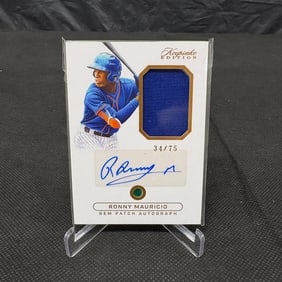 Ronny Mauricio Gem Patch Auto #/75