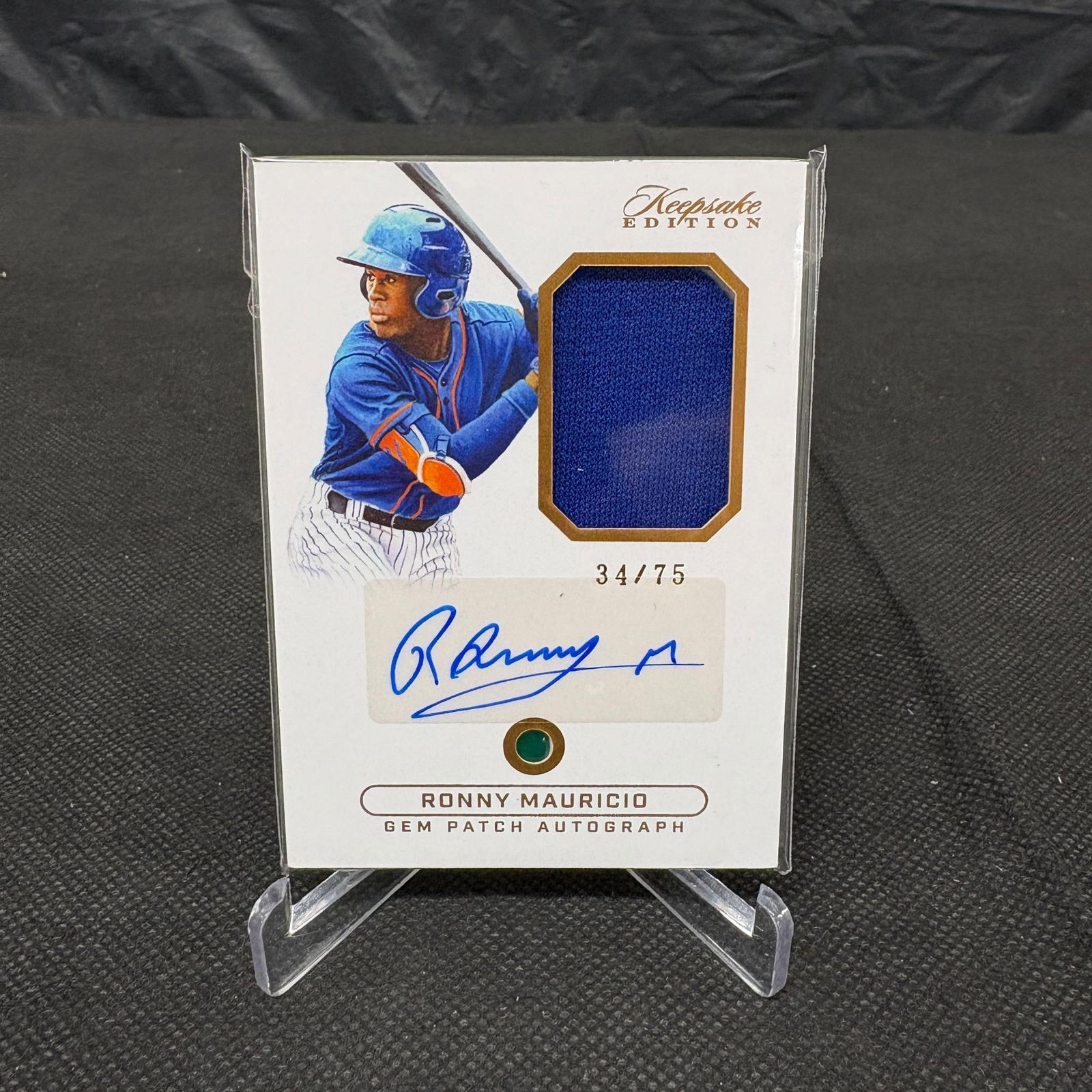 Ronny Mauricio Gem Patch Auto #/75 (1 of 2)