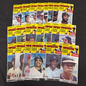 Lot of 1980 Topps Photo Card Hanger Packs