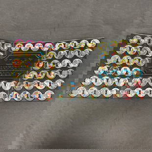 Complete 1990 Topps Coin Set and Case: We offer in person or virtual previews of auction lots up until the day before the auction. All items are sold as is. Please look at pictures carefully to determine what you believe are the condition