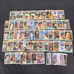 Complete Set of 1977 Topps Sticker Cards +