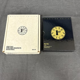 1990 Pro Prospects Basketball Medallion Binder