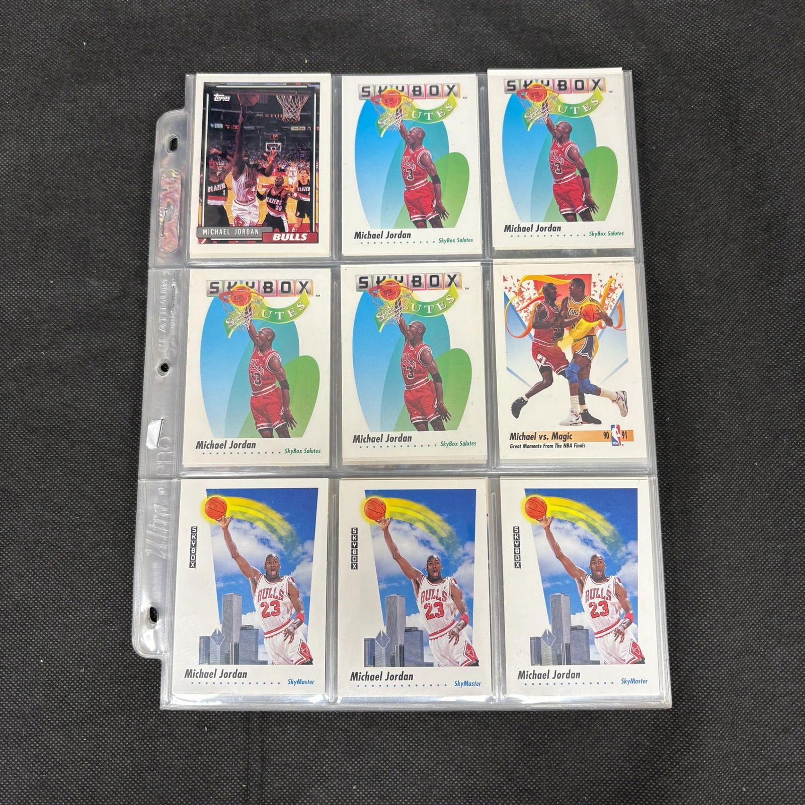 Michael Jordan Basketball Cards, Topps, UD, + (1 of 9)