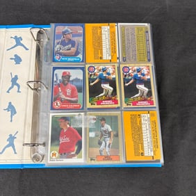 Rookie Baseball Card Binder, Thomas, Sosa +