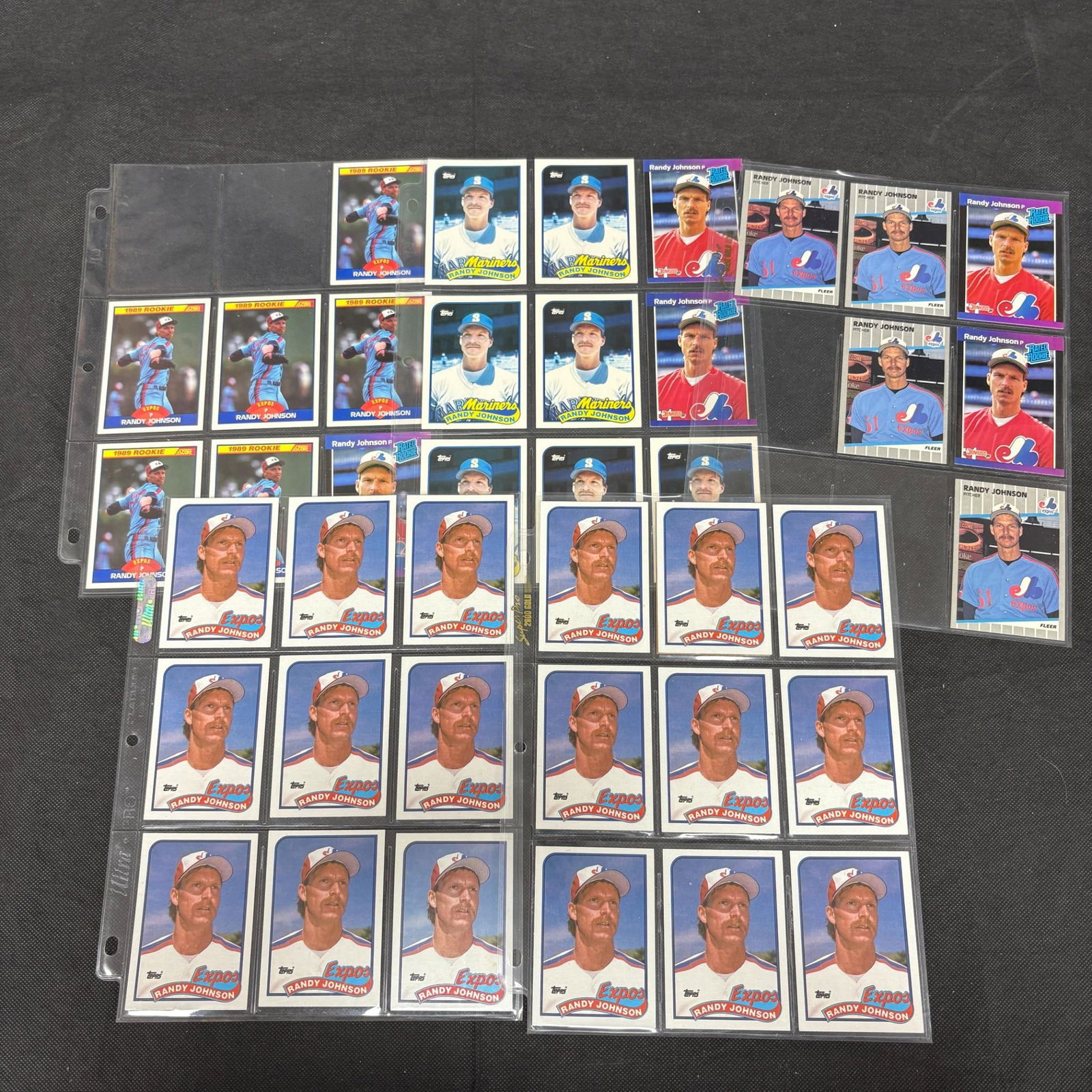 Randy Johnson Rookie Baseball Cards (1 of 2)