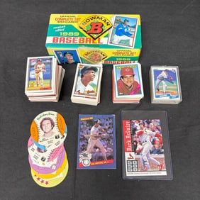 1980s, 90s Baseball Card lot, 1989 Bowman +