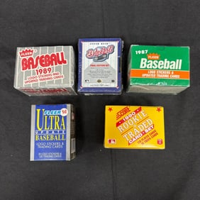 Sealed 1980s, 90s Baseball Card Products