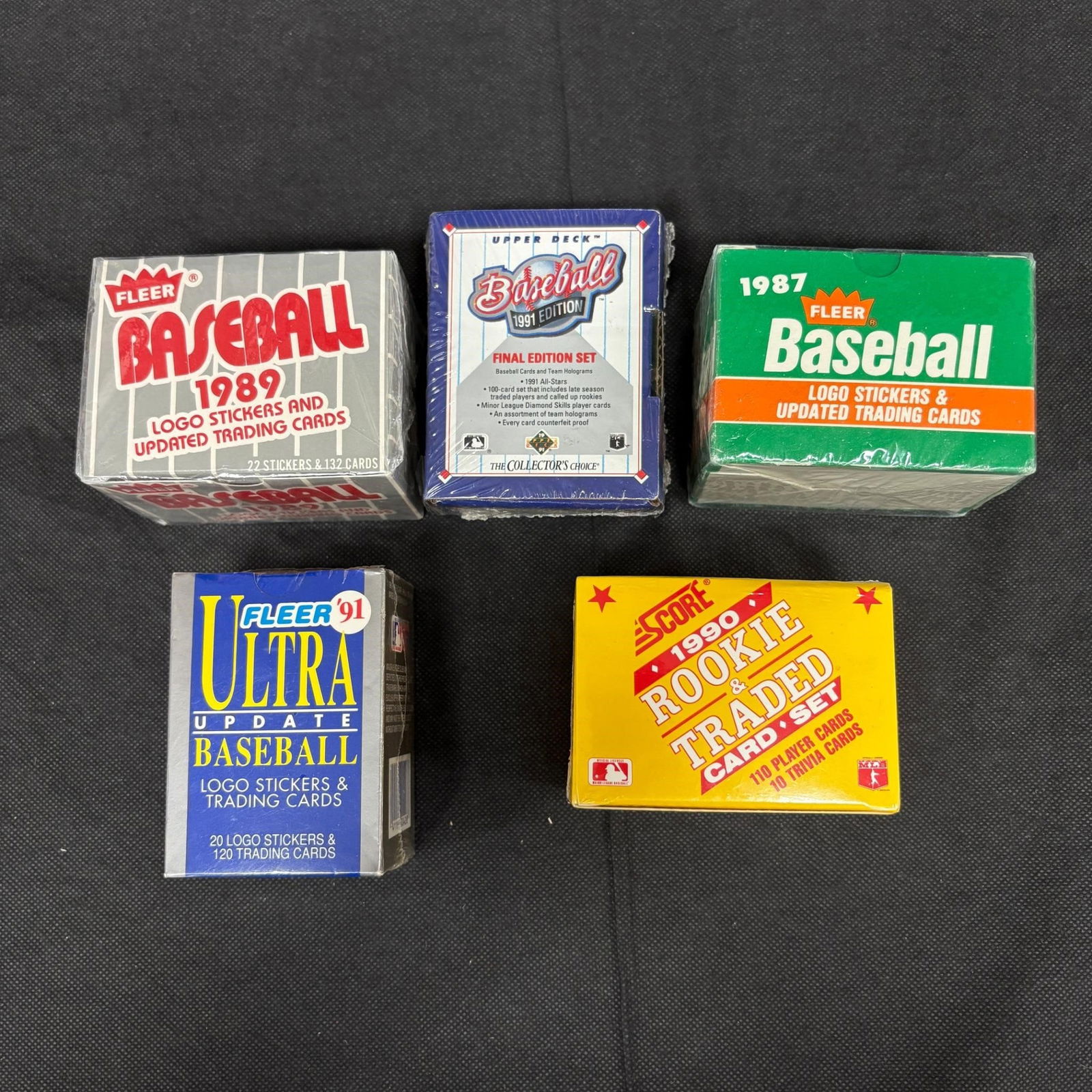Sealed 1980s, 90s Baseball Card Products (1 of 3)