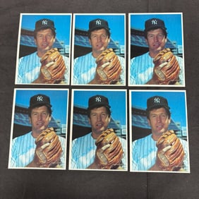 LOT OF 6 1980 TOPPS SUPER TOMMY JOHN CARDS