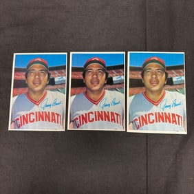 LOT OF 3 1980 TOPPS SUPER HOF JOHNNY BENCH CARDS