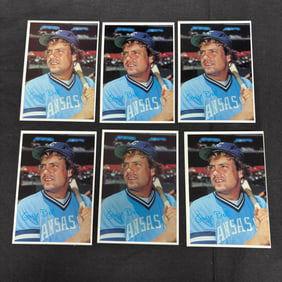 LOT OF 6 1980 TOPPS SUPER HOF GEORGE BRETT CARDS
