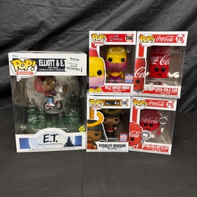 Funko Pop Lot, Simpsons, ET, Coke +