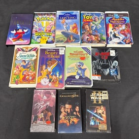 VHS Collection, Pokemon Movie, Star Wars, Disney +