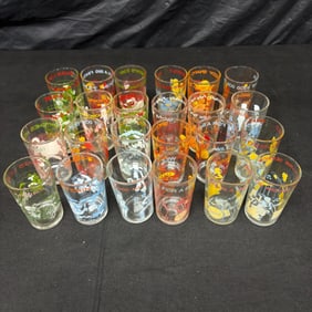 Flinstone, Archie Vintage Welch Glasses