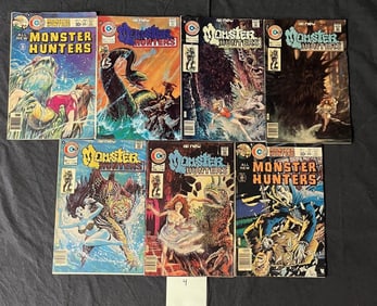 Monster Hunters Charlton Series Horror Comic Books
