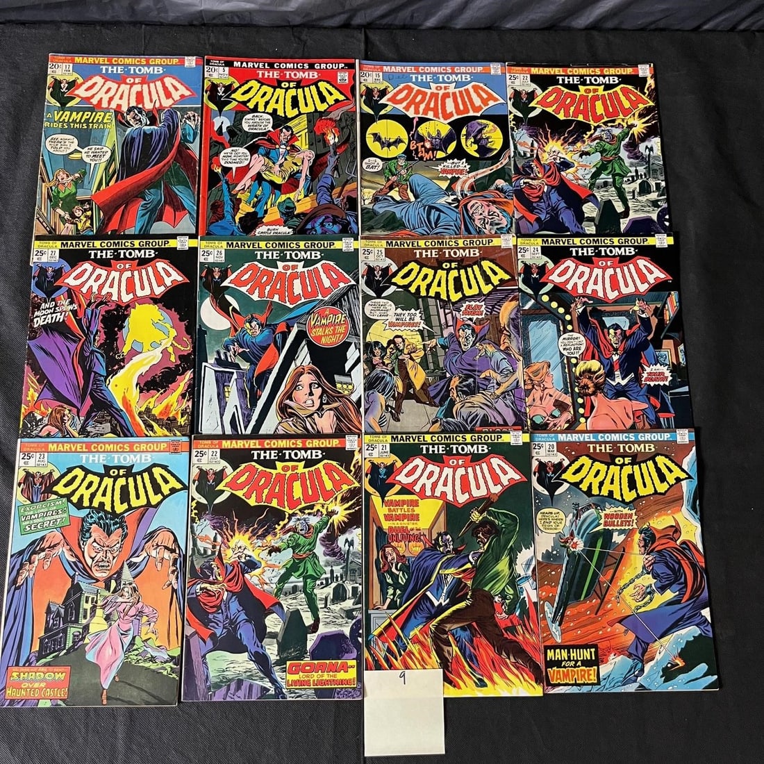 Tomb of Dracula Marvel Bronze Age Horror Comics (1 of 6)