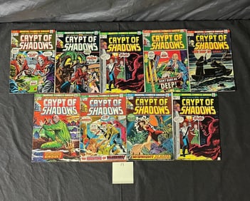 Crypt of Shadows 1-8 Marvel Bronze Age Horrors