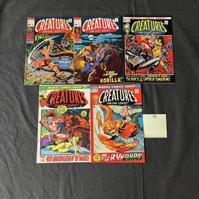 Creatures on the Loose Comics w/ 1st app Kull