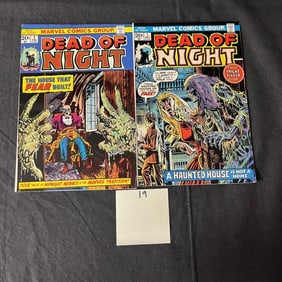 Dead of Night 1 & 2 Marvel Bronze Age Horror