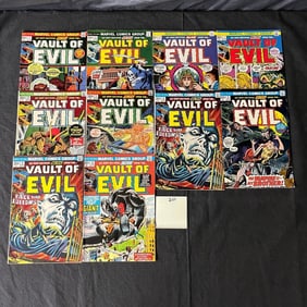 Vault of Evil 1-9 Marvel Bronze Age Horror