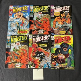 Where Monsters Dwell Comic Books w/#1 Issue