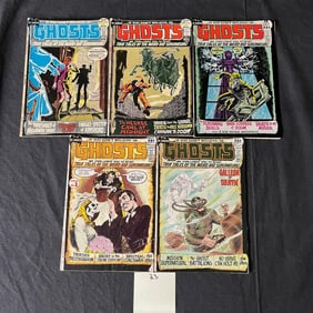 Ghosts 1-5 DC Bronze Age Horror Comics