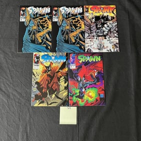 Spawn Comic Books w/#1 Issue Todd McFarlane