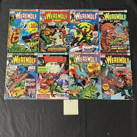 Werewolf by Night Marvel Bronze Age w/#4 & 5
