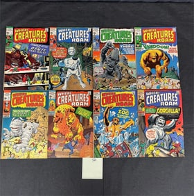 Where Creatures Roam 1-8 Marvel Bronze Age Horror