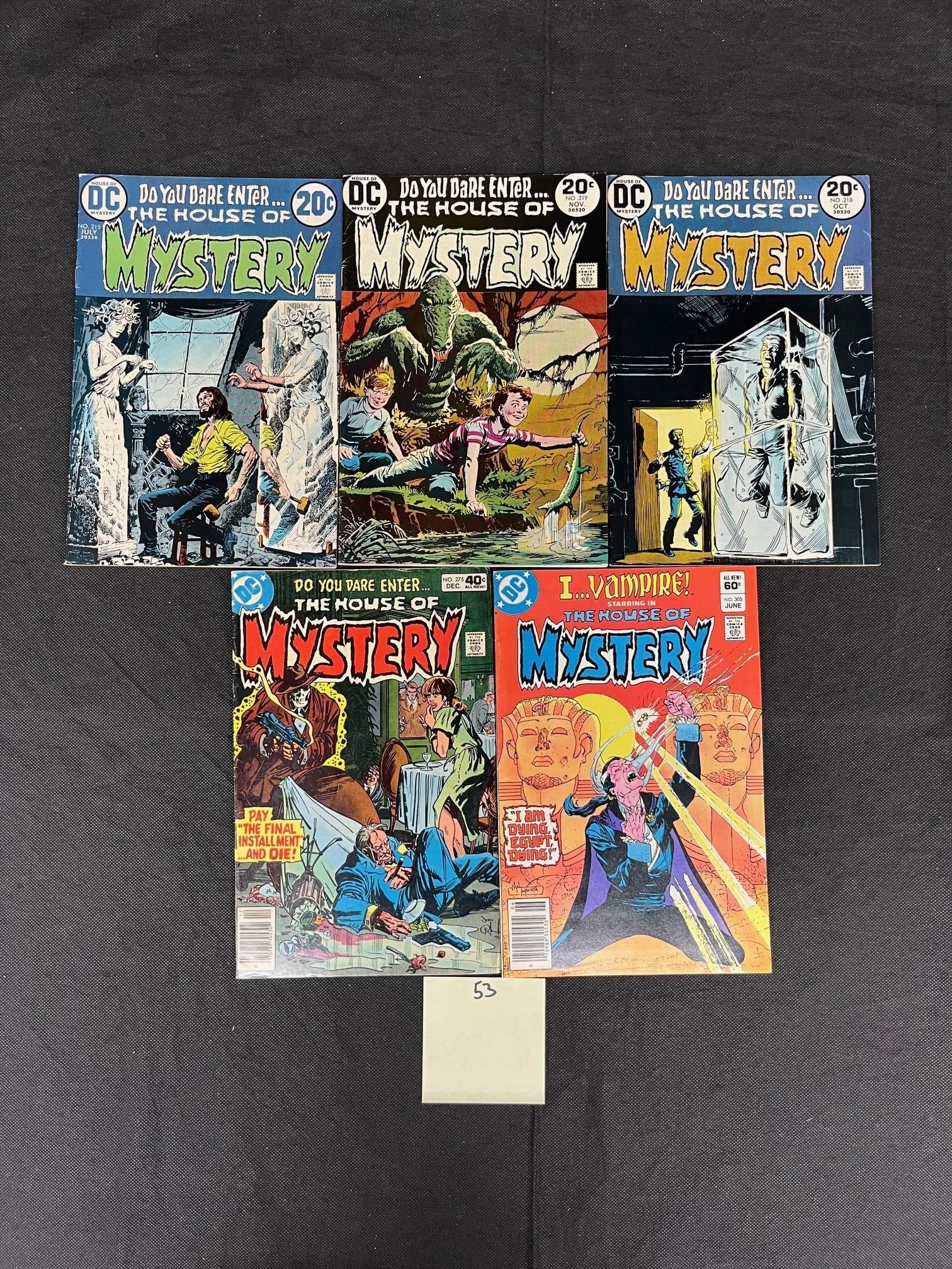 House of Mystery DC Bronze Horror Comics (1 of 2)
