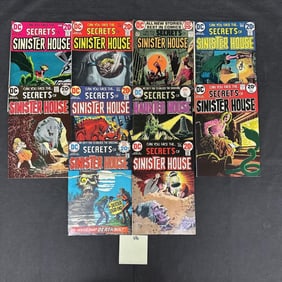 Secrets of Sinister House Bronze Age Lot w/#1