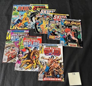 Marvel Bronze Age Comics w/ Skull Red Sonja