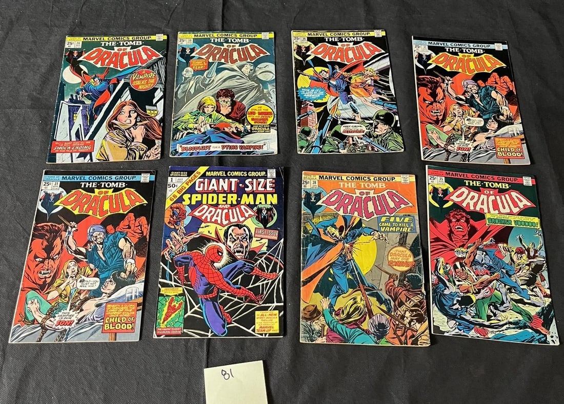 Tomb of Dracula Marvel Horror Bronze Age Comics (1 of 2)