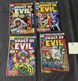 Vault of Evil 1-4 Marvel Bronze Age Horror Comics