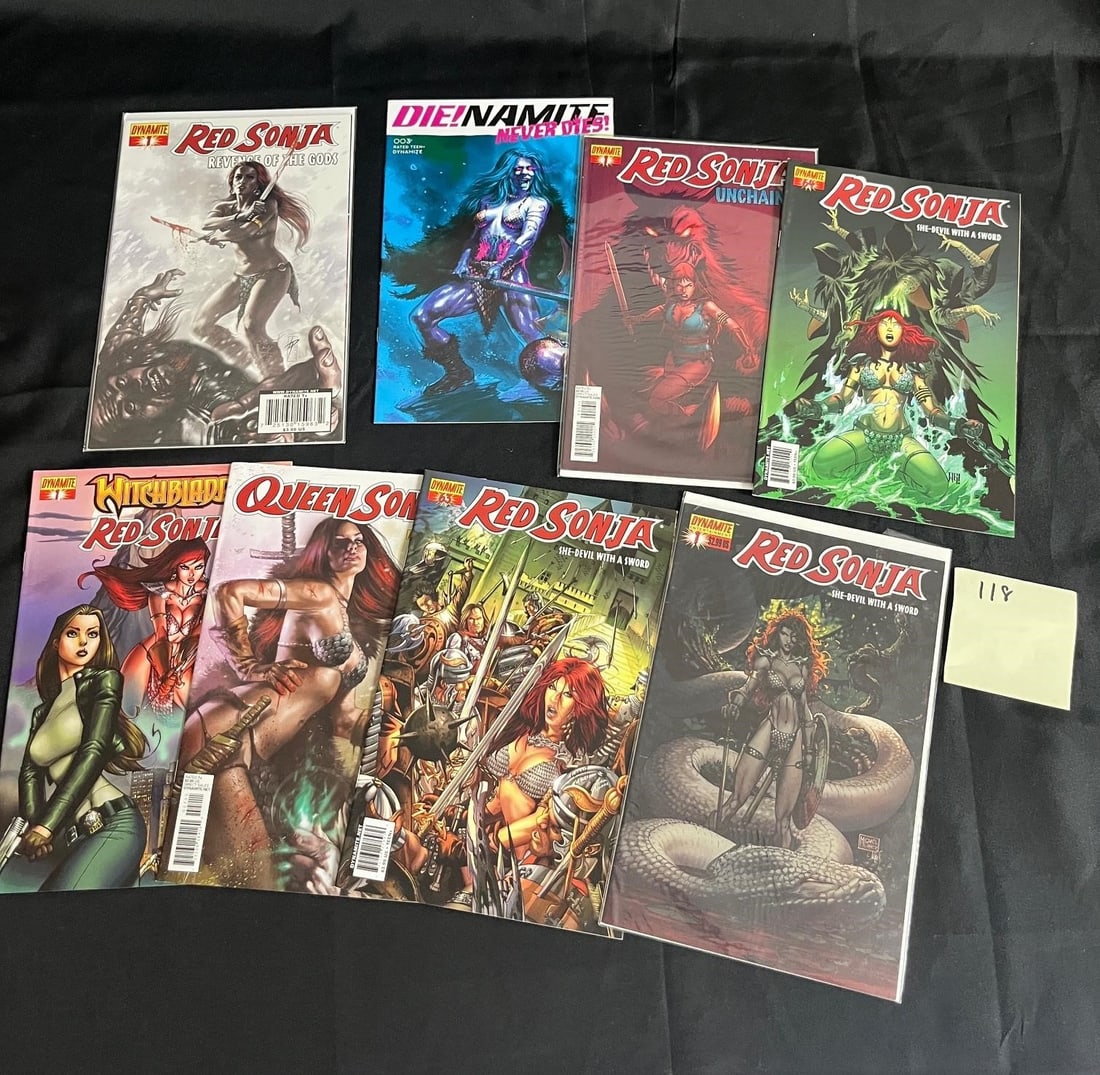 Red Sonja Dynamite Comic Books w/Variant Covers (1 of 1)