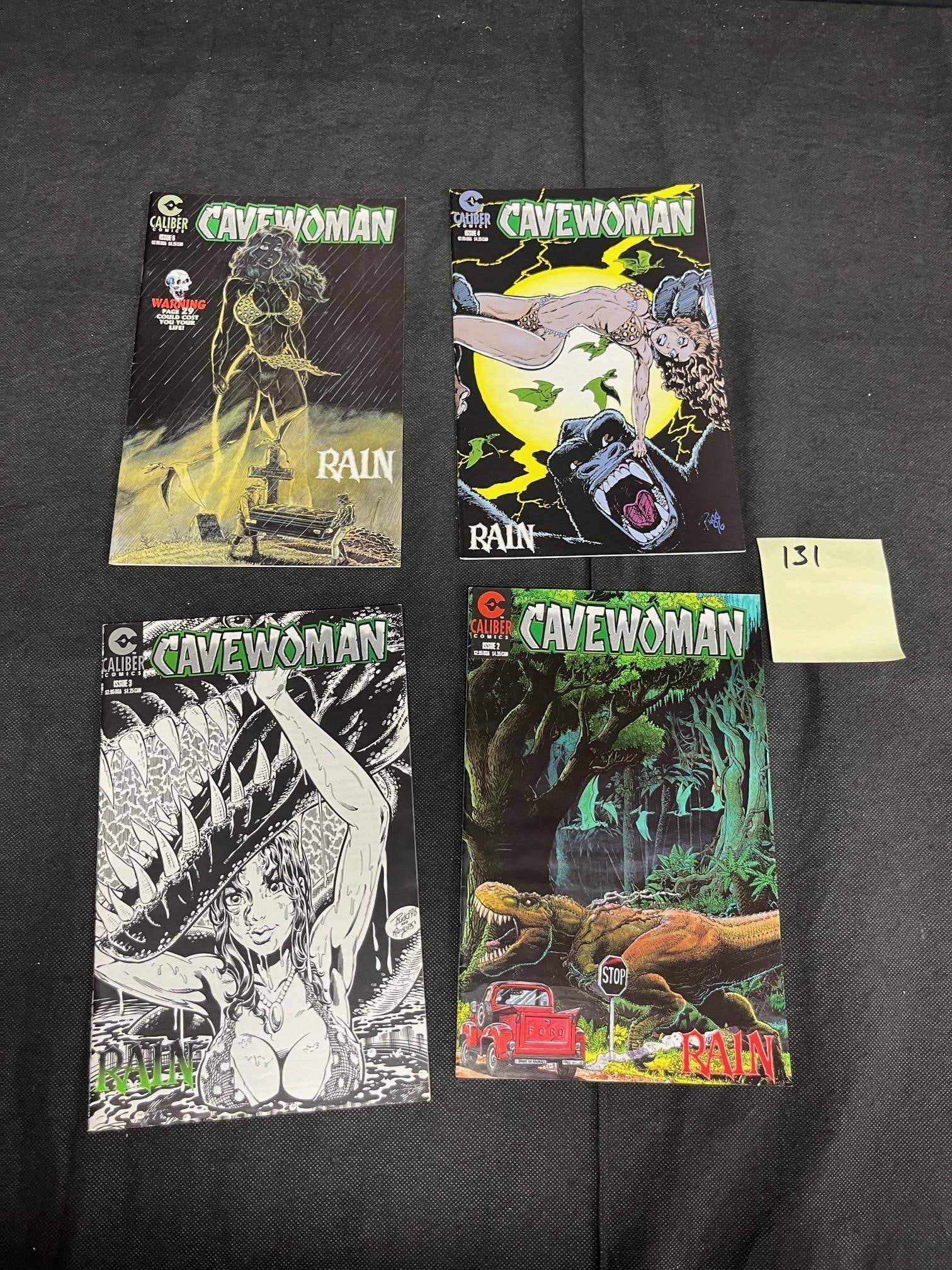Cavewoman Caliber Comic Books (1 of 2)
