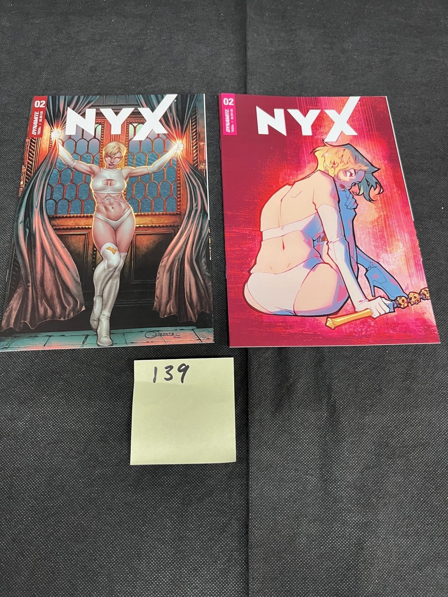 NYX 2 Comic Books w/ Variant Cover (1 of 2)