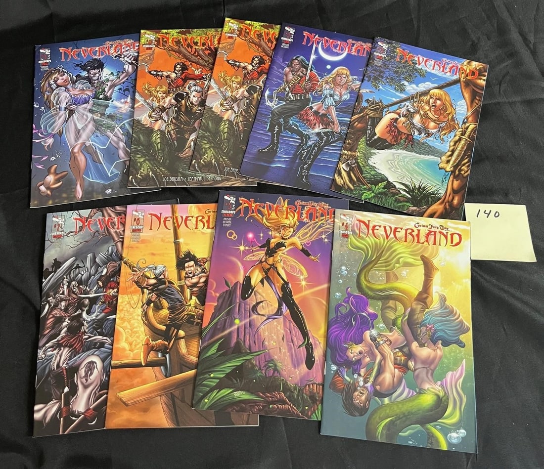 Neverland Comic Books w/ Bondage Cover: We ship in-house! We ship internationally. We also offer pick up and we offer a discount for cash payments. Please look at pictures carefully to determine what you believe are the condition of each lo