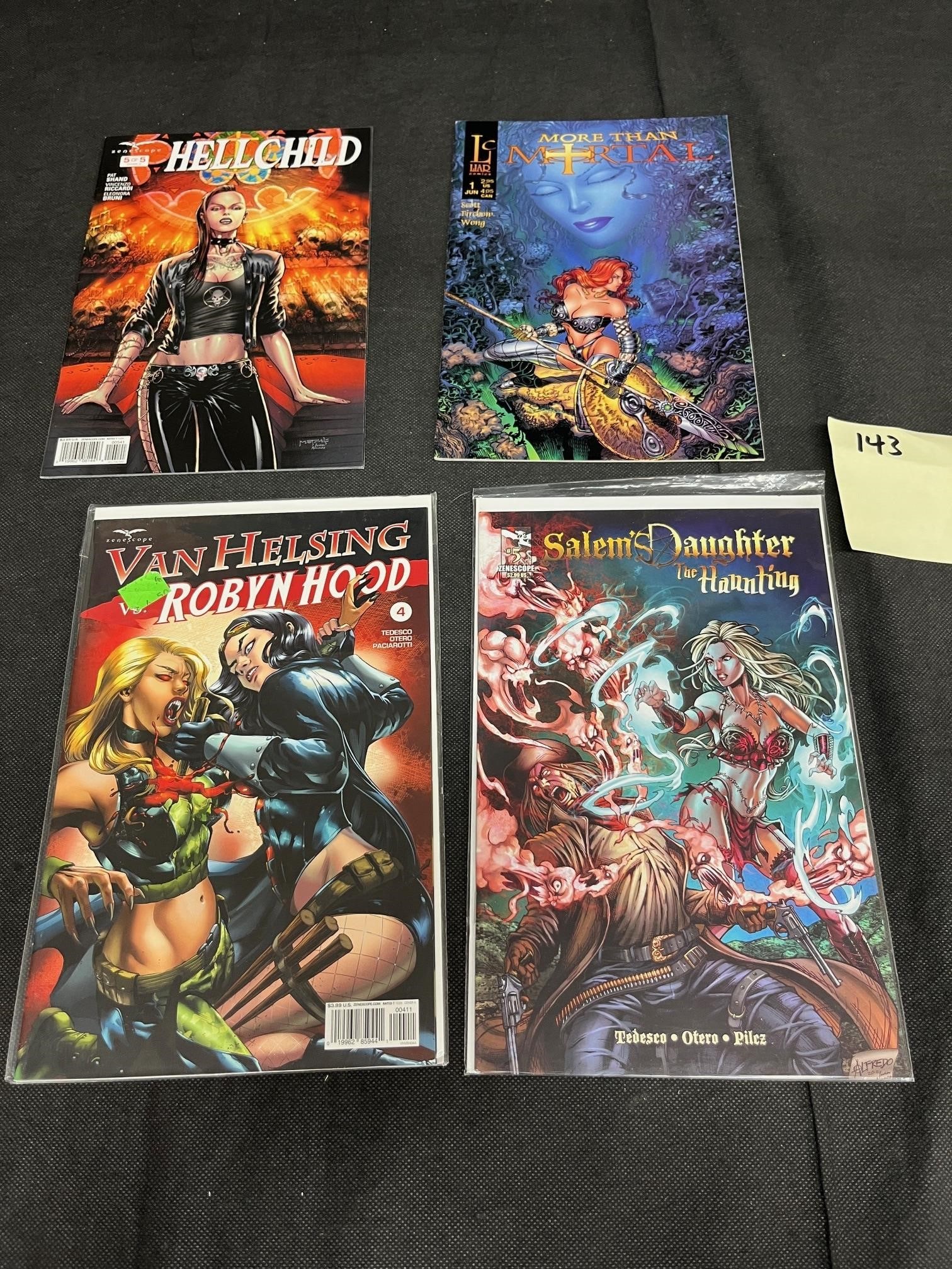 Hellchild + Modern Bad Girl Comic Books: We ship in-house! We ship internationally. We also offer pick up and we offer a discount for cash payments. Please look at pictures carefully to determine what you believe are the condition of each lo
