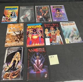 Mix of Bad Girl Comic Books w/ Bad Kitty