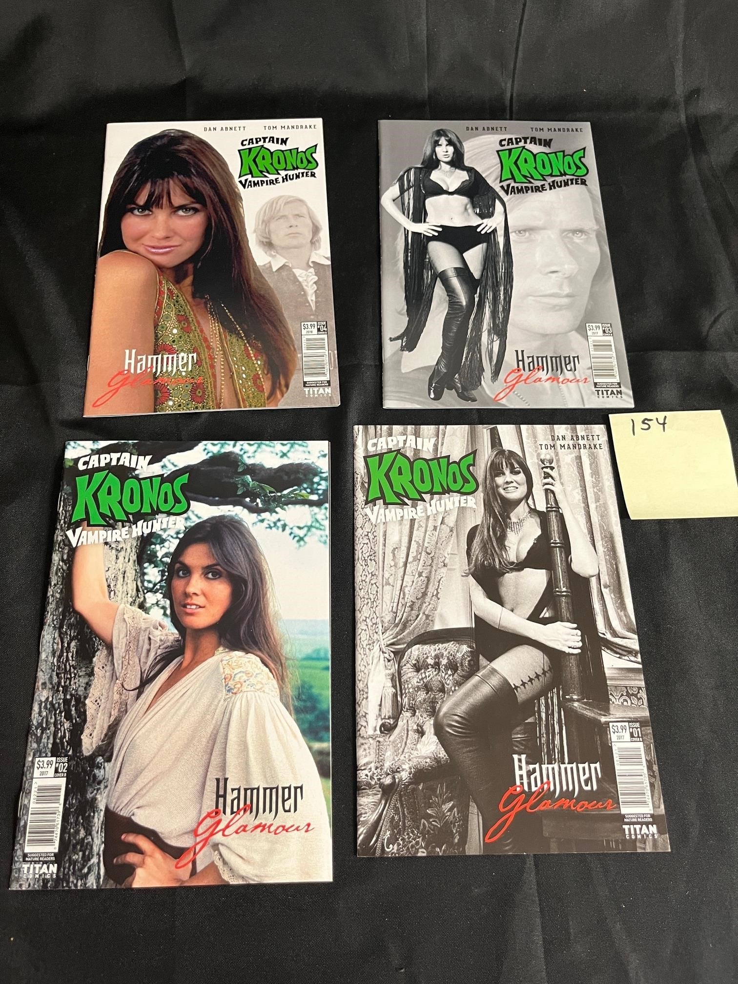 Captain Kronos Comic Books w/ Hammer Film Photos (1 of 2)